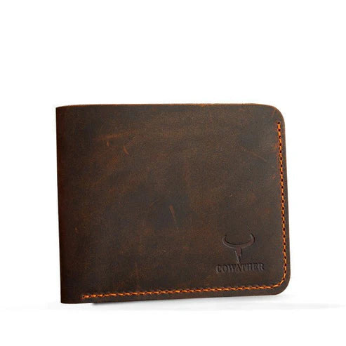 Business Fashion Men Retro Short Wallet